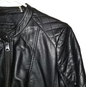 *SOLD* Andrew Marc Faux Leather Jacket
